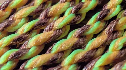 3pk Emulsion String - Autumn Leaves