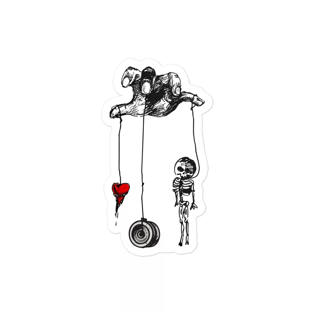 Life, Yo-yo, Death Sticker - Image 3