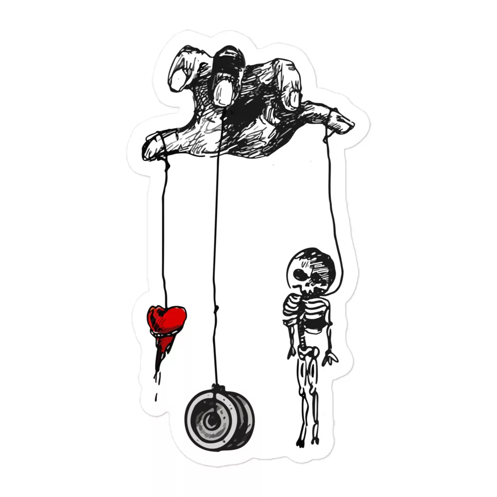 Life, Yo-yo, Death Sticker